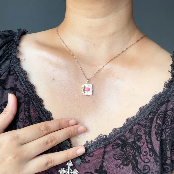 Gold_18K_Plated_Stainless_Steel_Bloom_Necklace_For_Women