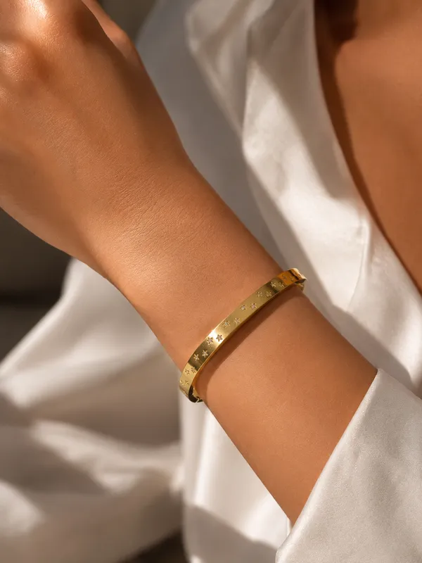Gold_18K_Gold_Plated_Stainless_Steel_Cuff_Bracelet_For_Women