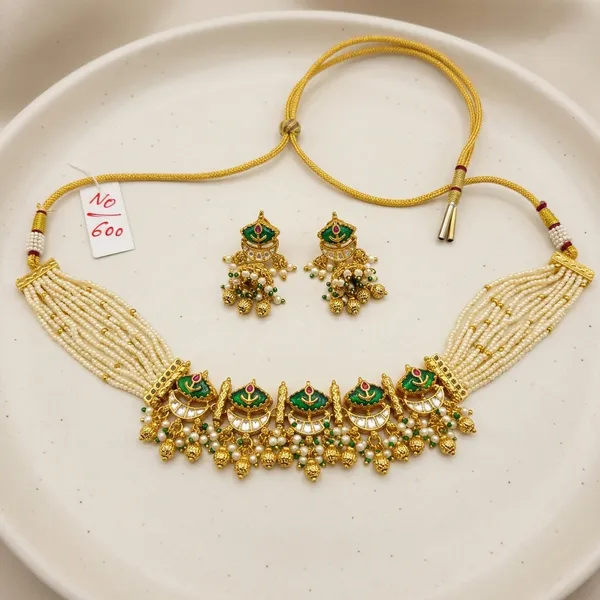 Gold_Pearl_Kundan_Multi-Strand_Choker_Necklace_Set_For_Women