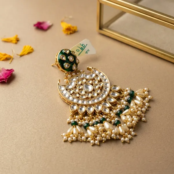 Gold_Kundan_Pearl_Chandbali_Earrings_For_Women