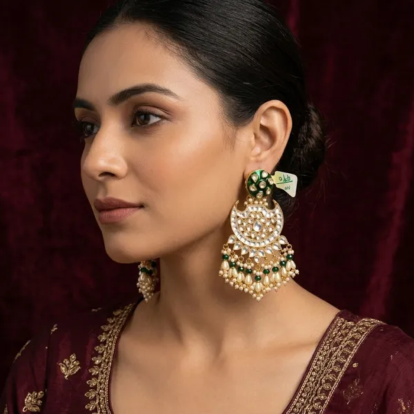Gold_Kundan_Pearl_Chandbali_Earrings_For_Women