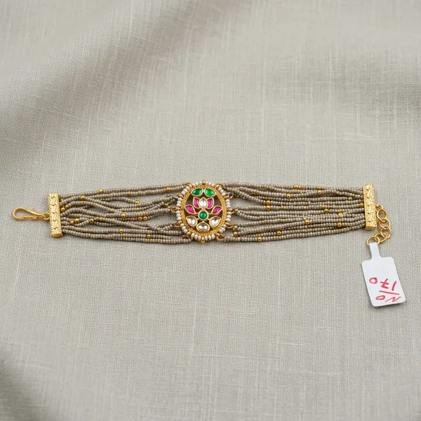 Gold_Kundan_Medallion_Multi-Chain_Bracelet_For_Women