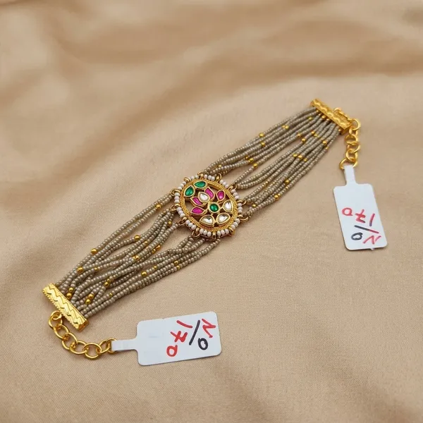 Gold_Kundan_Medallion_Multi-Chain_Bracelet_For_Women