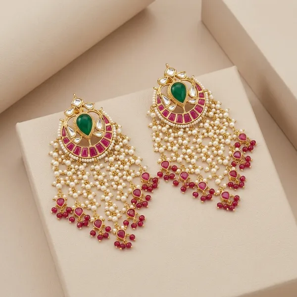 Gold_Kundan_Pearl_Drop_Chandbali_Statement_Earrings_For_Women