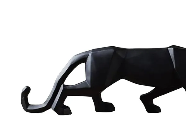 Black_Resin_Premium_Animal_Figurine_For_Home_Decor