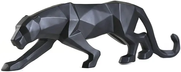 Black_Resin_Premium_Animal_Figurine_For_Home_Decor