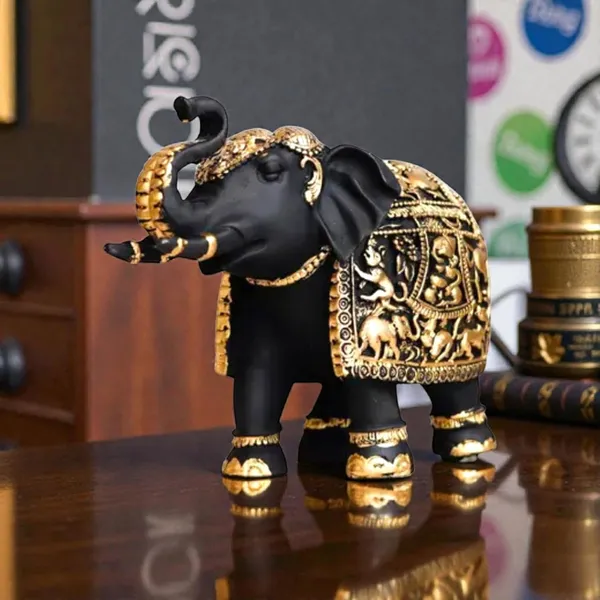 Black_And_Gold_Resin_Premium_Animal_Figurine_For_Home_Decor
