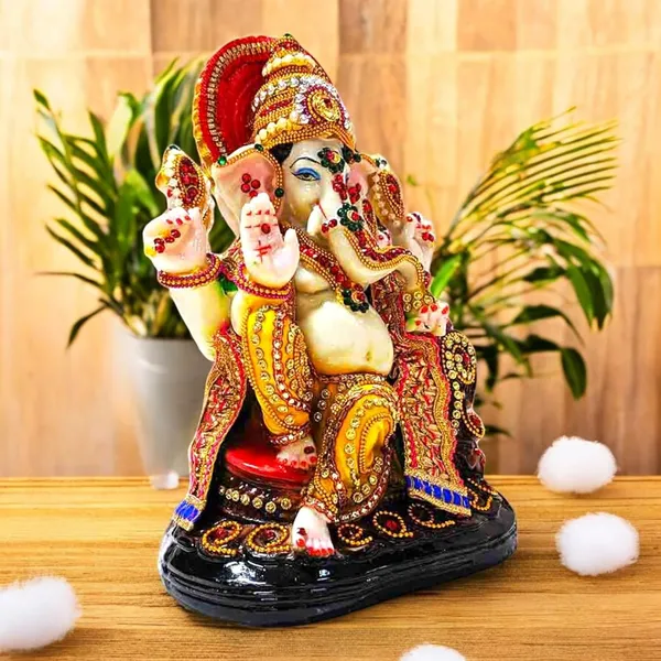 Black_And_Gold_Resin_Premium_Religious_Idol_For_Home_Decor