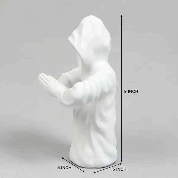 White_Resin_Premium_Character_Figurine_For_Home_Decor