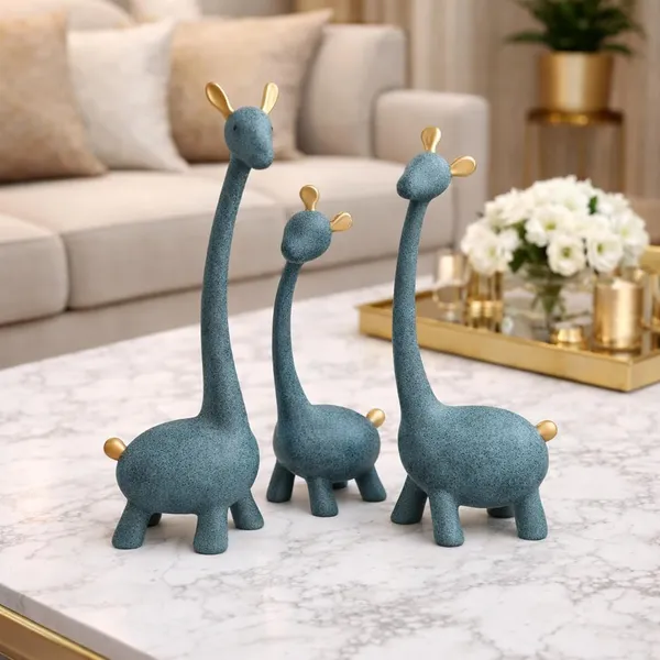 Blue_Resin_Premium_Animal_Figurine_For_Home_Decor_(Set_of_3)