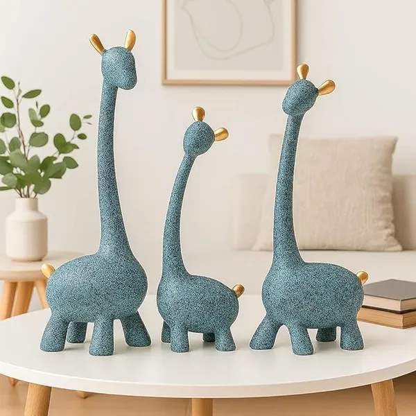 Blue_Resin_Premium_Animal_Figurine_For_Home_Decor_(Set_of_3)
