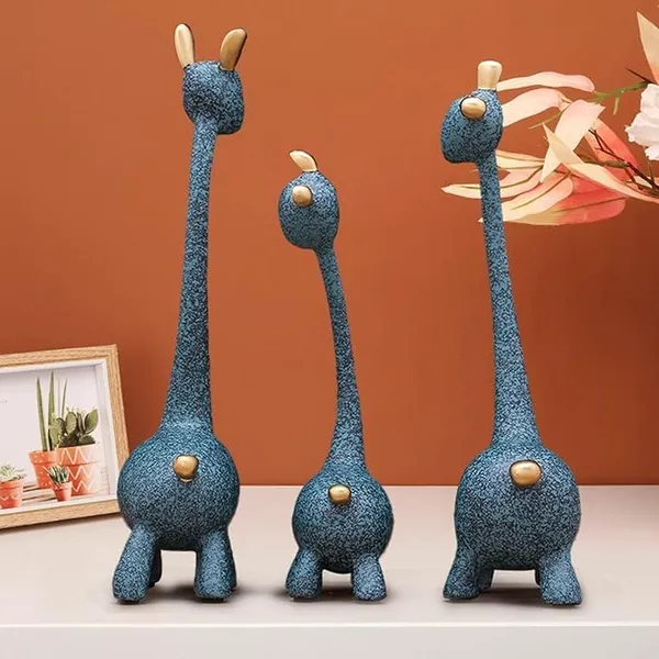 Blue_Resin_Premium_Animal_Figurine_For_Home_Decor_(Set_of_3)