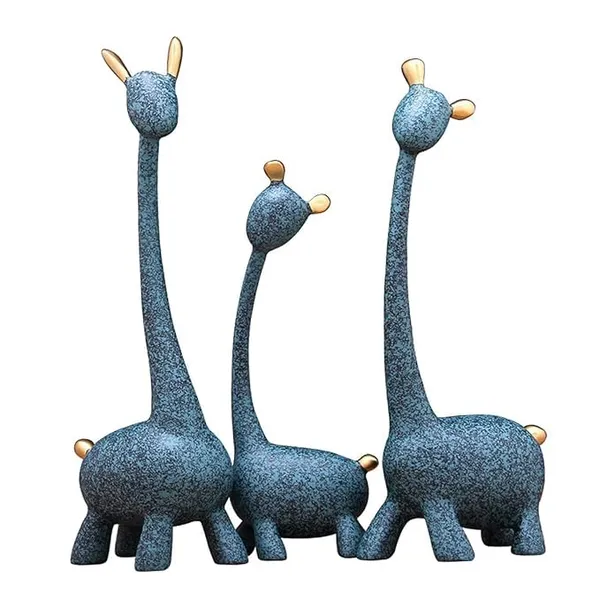 Blue_Resin_Premium_Animal_Figurine_For_Home_Decor_(Set_of_3)