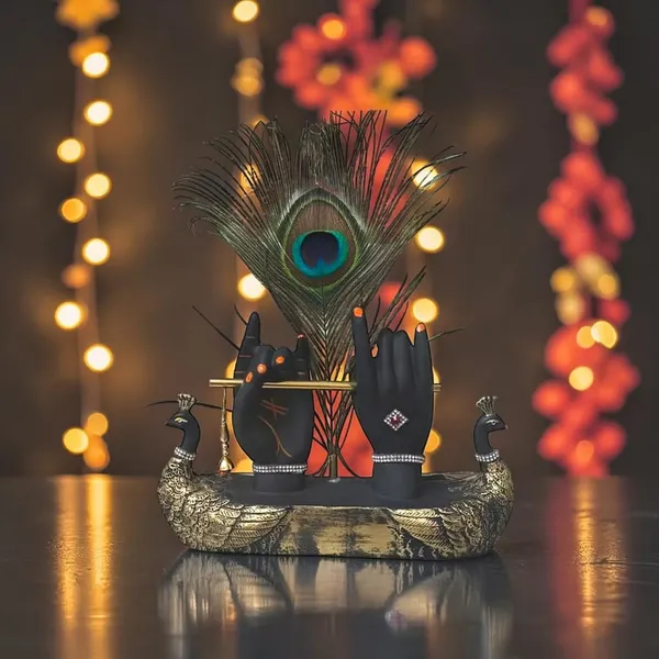 Black_And_Gold_Resin_Premium_Religious_Sculpture_For_Home_Decor