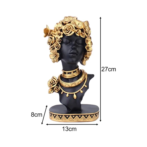 Black_And_Gold_Resin_Premium_Bust_Sculpture_For_Home_Decor