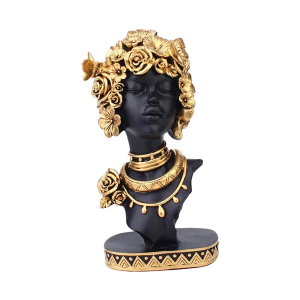 Black_And_Gold_Resin_Premium_Bust_Sculpture_For_Home_Decor