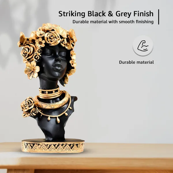 Black_And_Gold_Resin_Premium_Bust_Sculpture_For_Home_Decor