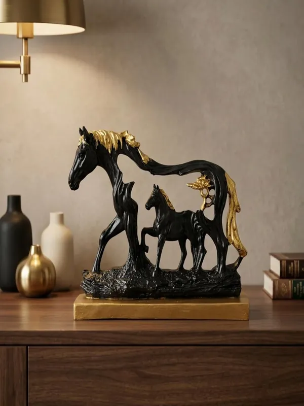 Black_And_Gold_Resin_Premium_Animal_Sculpture_For_Home_Decor