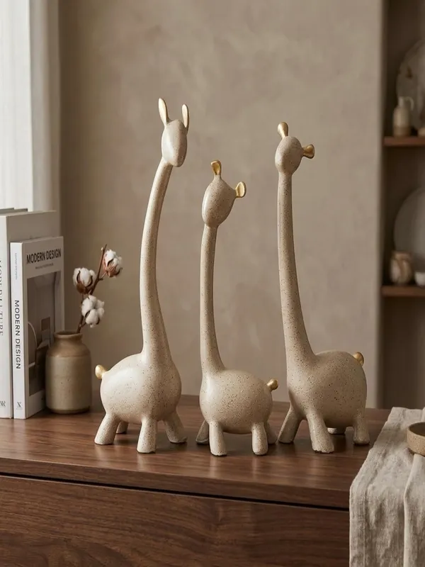 Beige_Resin_Premium_Animal_Figurine_For_Home_Decor_(Set_of_3)