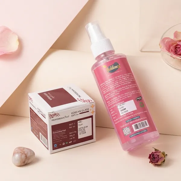 Golden'S_Rose_Water_&_Glutathione_Korean_Glass_Skin_Cream_Combo