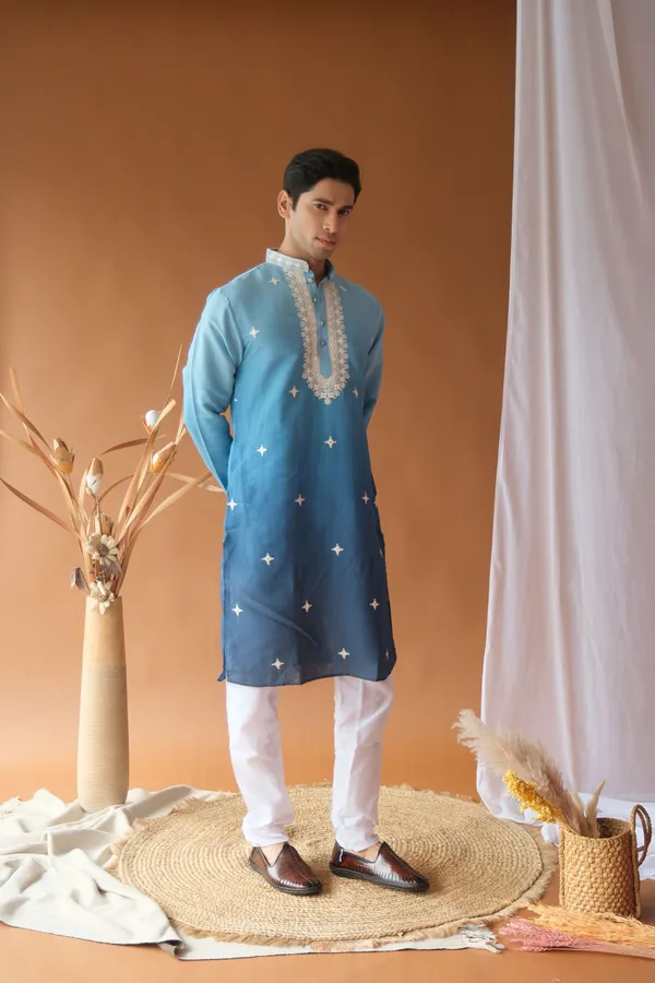 Nexoira_Men_Embroidered_Straight_Kurta_(Light_Blue)