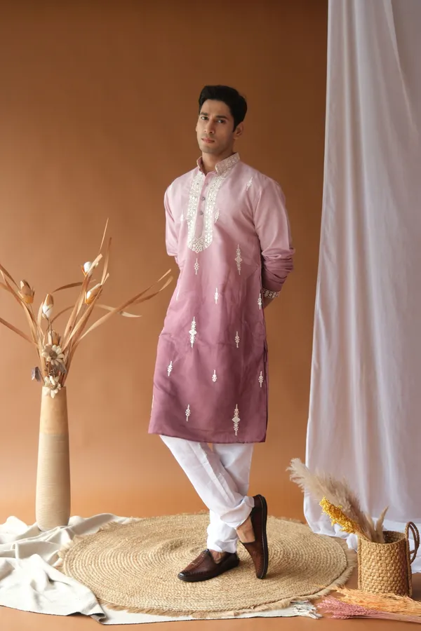 Nexoira_Men_Embroidered_Straight_Kurta_(Purple)