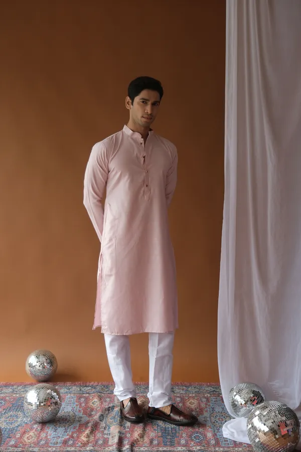 Nexoira_Men_Solid_Straight_Kurta_(Pink)