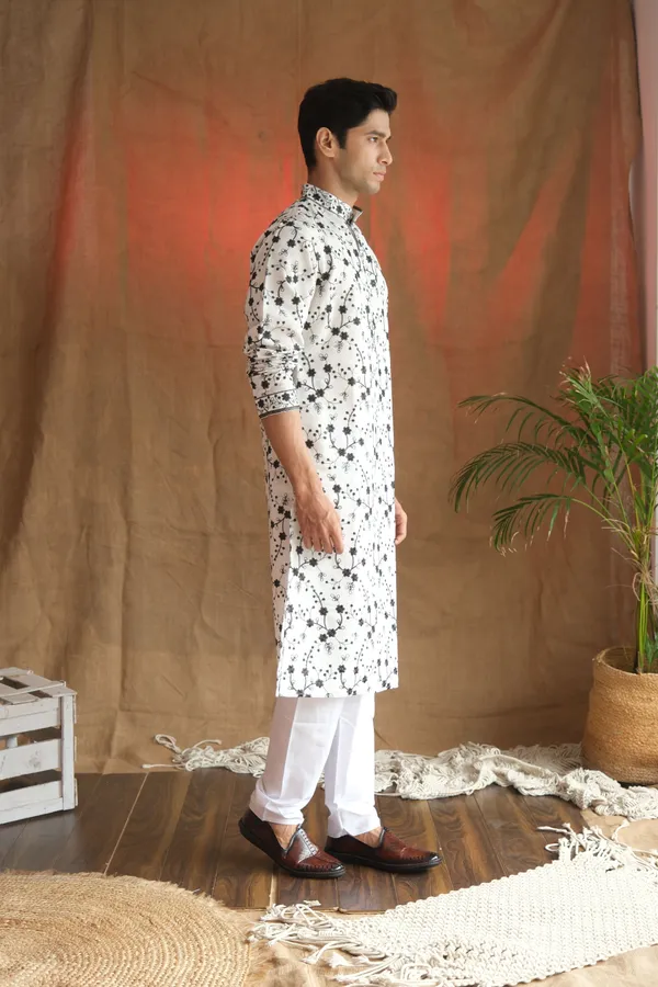 Nexoira_Men_Embroidered_Straight_Kurta_(White)