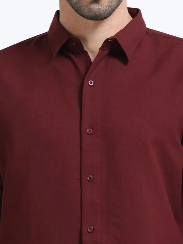 Nexoira_Men_Solid_Casual_Red_Shirt_()