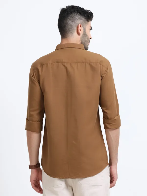 Nexoira_Men_Solid_Formal_Light_Brown_Shirt_()