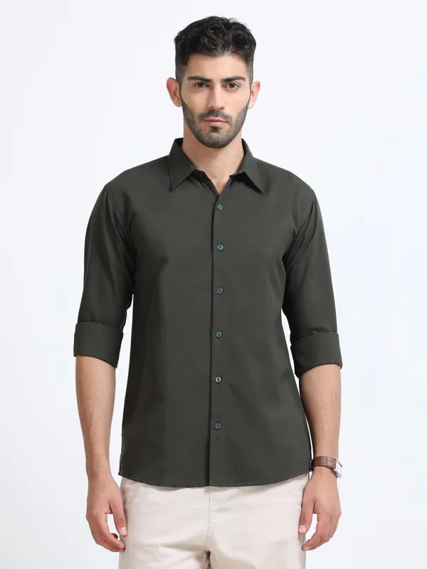 Nexoira_Men_Solid_Formal_Green_Shirt_()