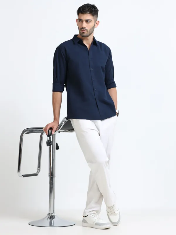 Nexoira_Men_Solid_Formal_Dark_Blue_Shirt_()