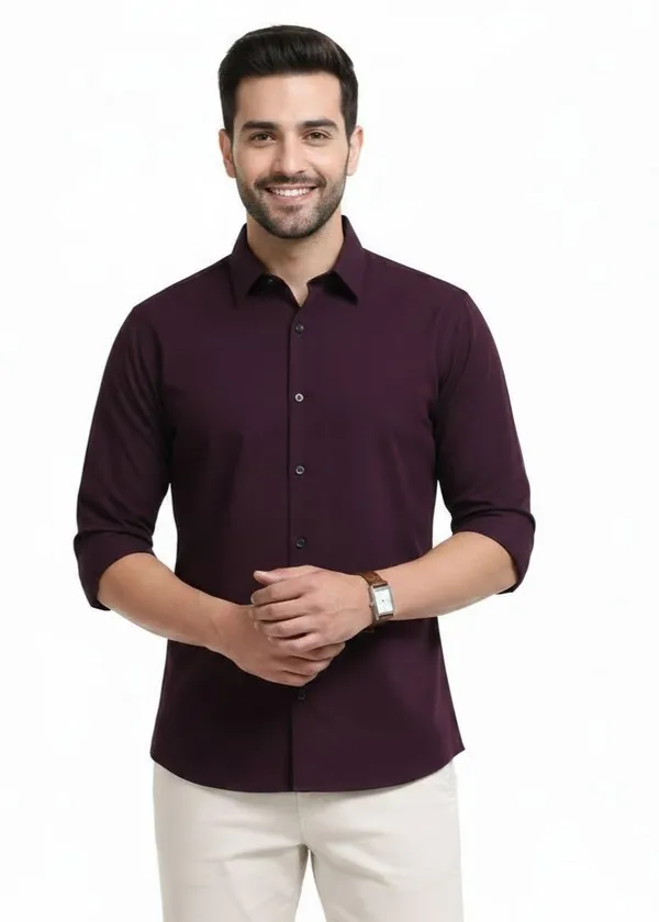 Nexoira_Men_Solid_Casual_Purple_Shirt_()