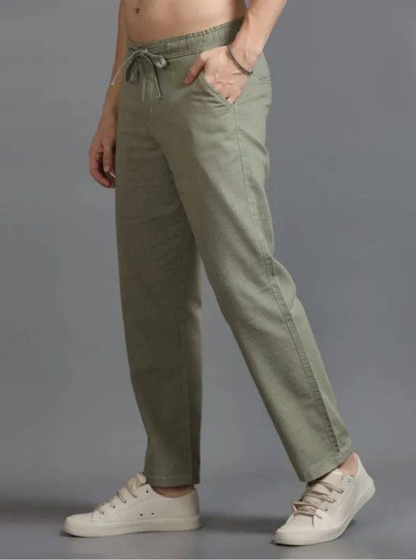 Nexoira_Straight_Fit_Men_Green_Trousers_()