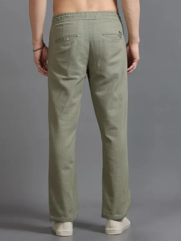 Nexoira_Straight_Fit_Men_Green_Trousers_()