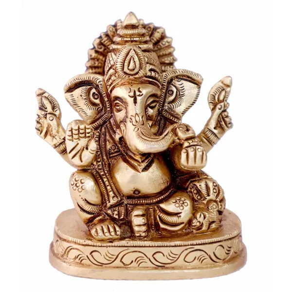 Brass_Seated_Ganesha_Idol_With_Decorative_Base