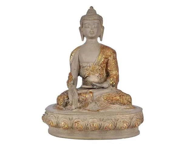 Brass_Beige_Gold_Medicine_Buddha_Meditation_Idol