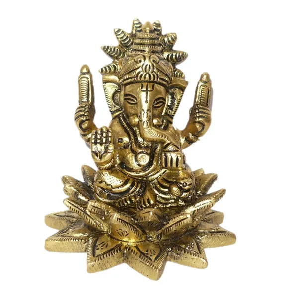 Brass_Ganesha_Idol_Seated_On_Lotus_Base