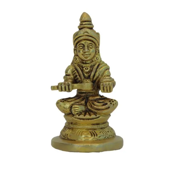 Brass_Antique_Golden_Lord_Ayyappa_Seated_Deity_Idol