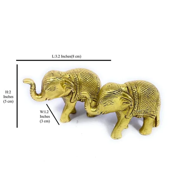 Brass_Golden_Raised_Trunk_Elephant_Figurine_Set