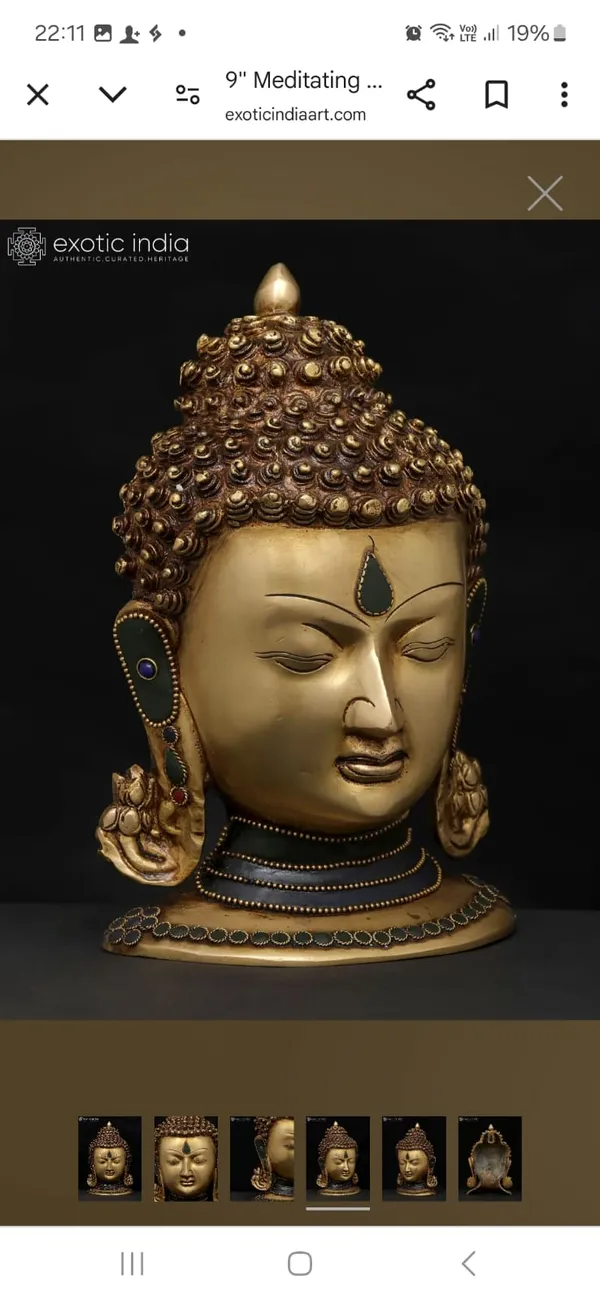 Brass_Antique_Meditating_Buddha_Head_Statue