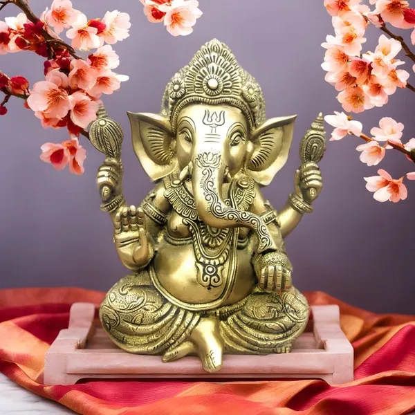 Brass_Traditional_Lord_Ganesha_Seated_Idol