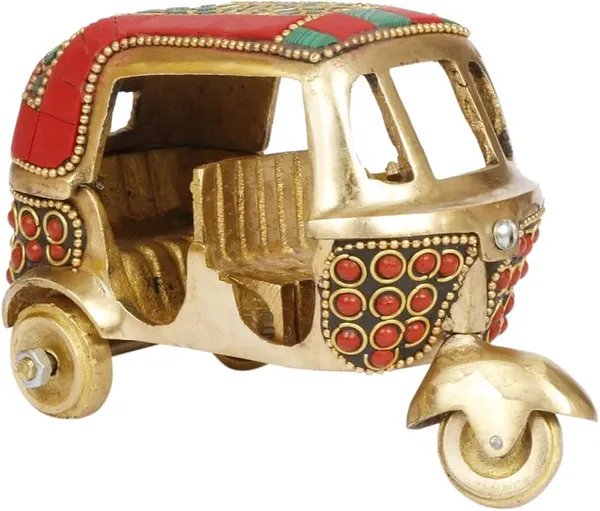 Brass_Golden_Meenakari_Auto_Rickshaw_Decorative_Showpiece