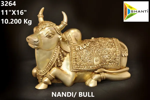 Brass_Antique_Nandi_Bull_Seated_Idol_Statue