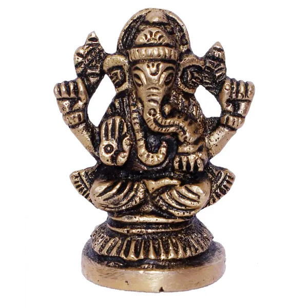 Brass_Antique_Golden_Seated_Ganesha_Idol