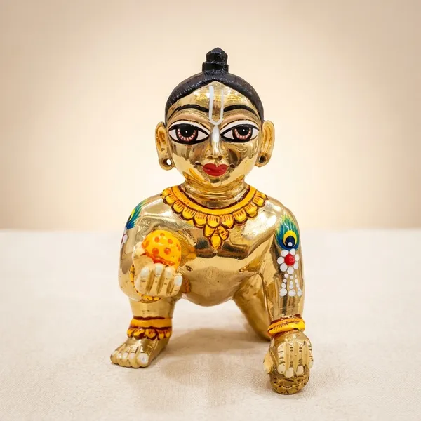 Brass_Traditional_Bal_Krishna_Idol_With_Peacock_Feather