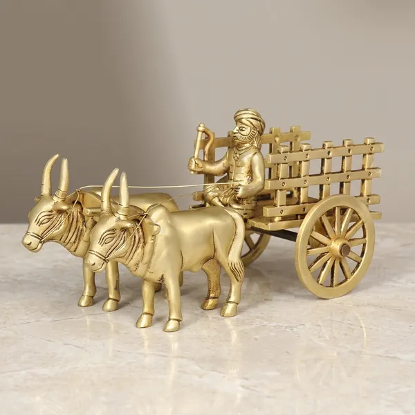 Brass_Antique_Rustic_Bullock_Cart_Farmer_Figurine