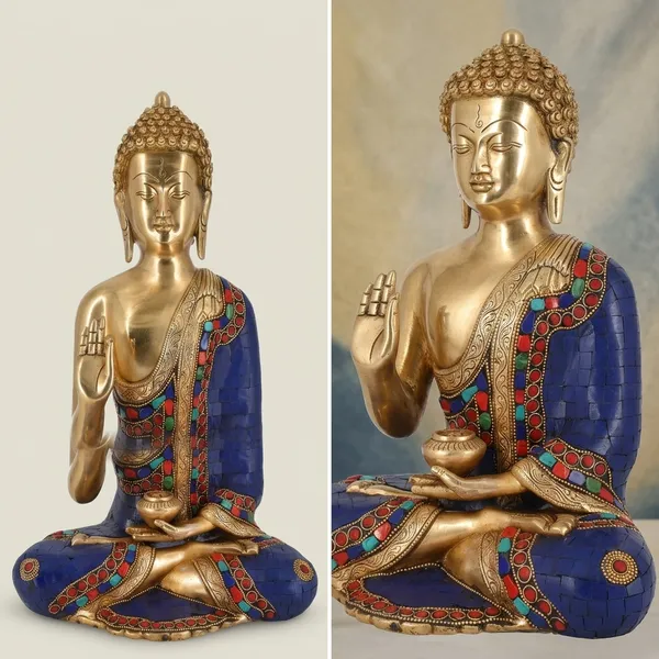 Brass_Meditating_Buddha_Blue_Stone_Inlay_Idol
