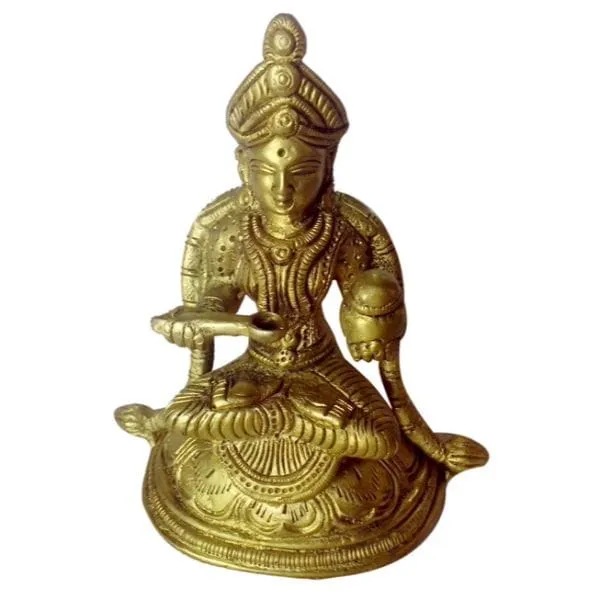 Brass_Golden_Goddess_Lakshmi_Seated_On_Lotus_Idol