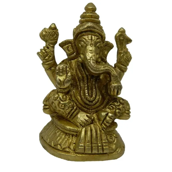 Brass_Antique_Gold_Lord_Ganesha_Seated_Idol